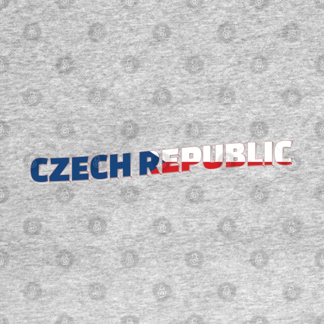 The Czech Republic vintage style retro souvenir by DesignerPropo